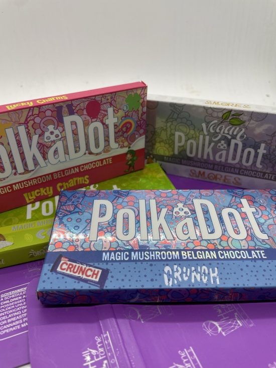 Buy Polka dot mushroom chocolate bar, Polka dot mushroom chocolate bar for sale online Australia, Buy Polka dot chocolate bar online NSW, Melbourne Adelaide